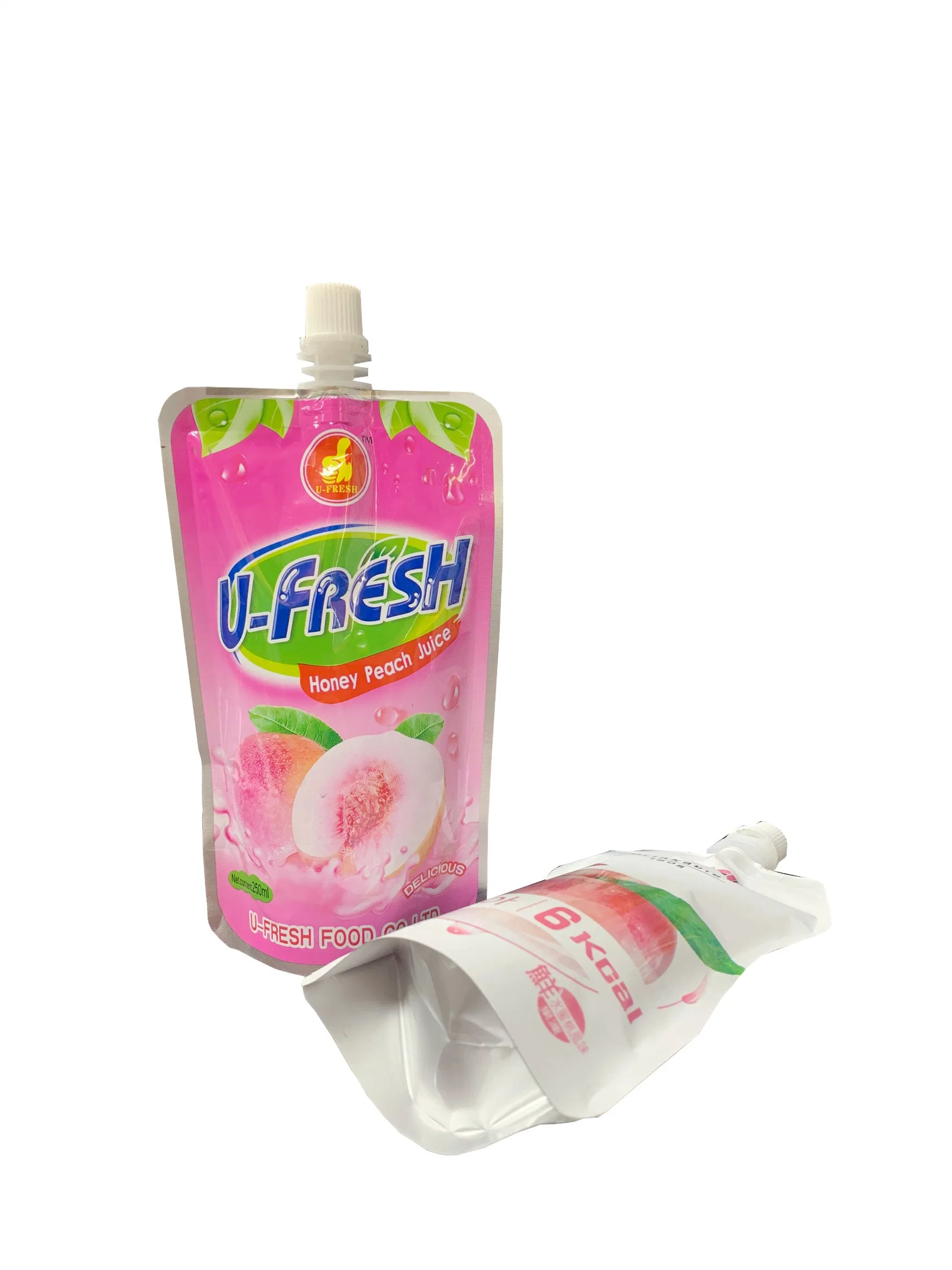 Hot Selling Plasti Food Packaging Bag Spout Pouch Juice Water Liquid Ketup Sauce Bag