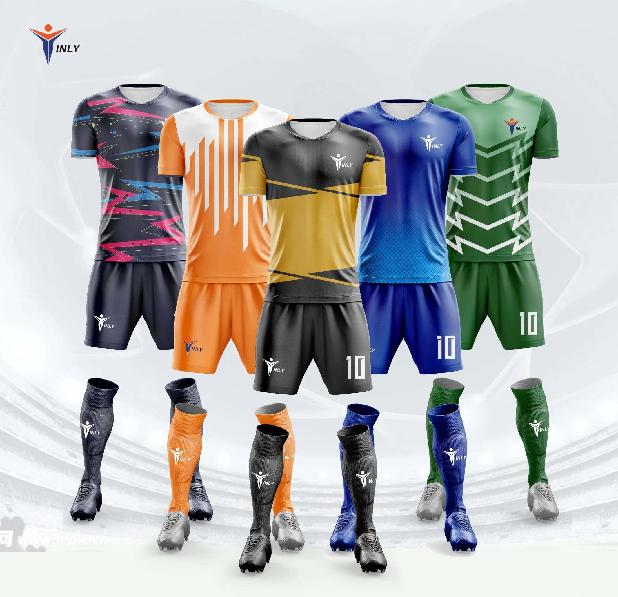 Equipamentos de futebol personalizados camisola de futebol desportiva de alta qualidade Futebol Jersey