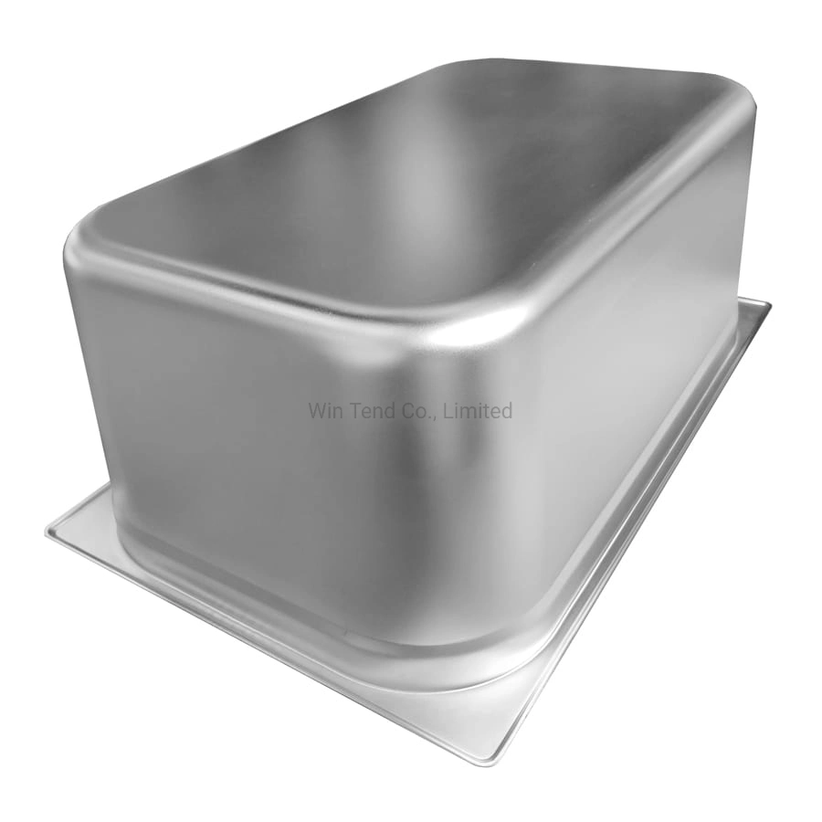 Venta caliente Electrolíticos de acero inoxidable Cocina Restaurante tamaño 1/2 Gn Pan