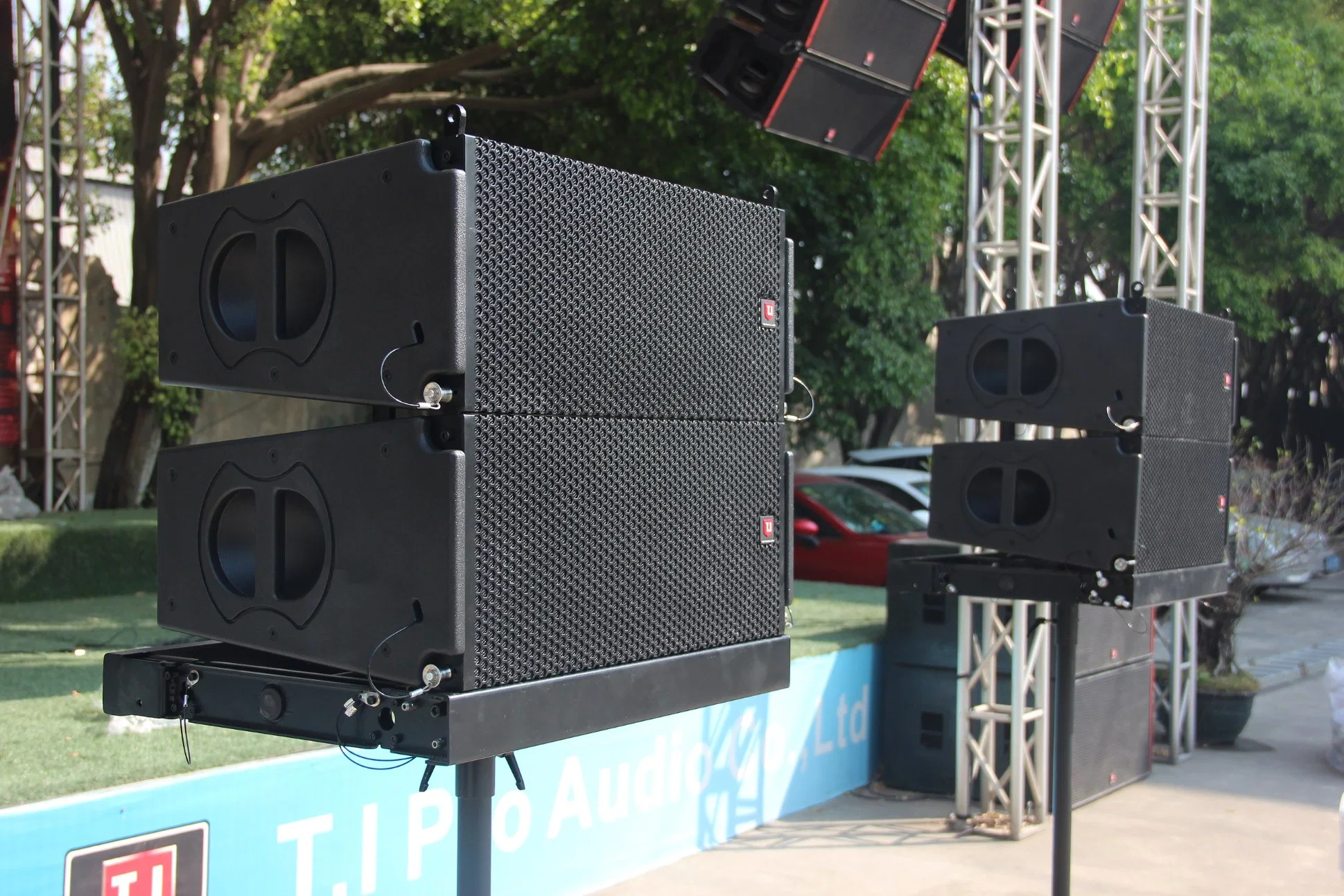 Max6 T. I PRO Audio Professional 6.5 Inch Sound System Speakers Two Way Line Array for Event