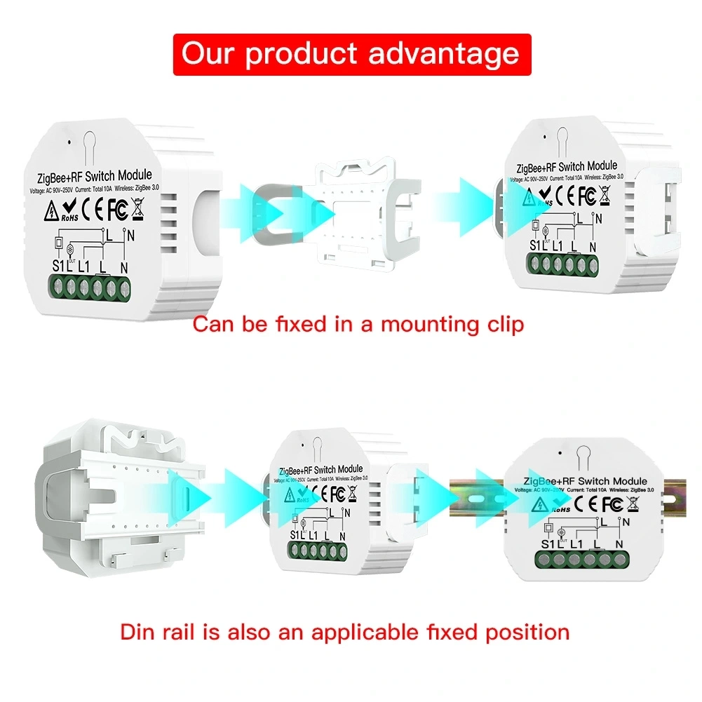 1 Gang Hidden Zigbee 3.0 Switch Module Mini Hidden Type