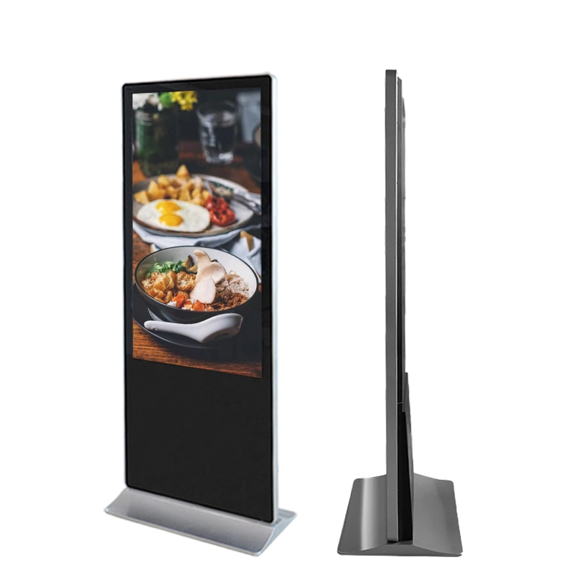 65 Inches Vertical Digital Signage 4K Display Shopping Mall Advertising Media Player