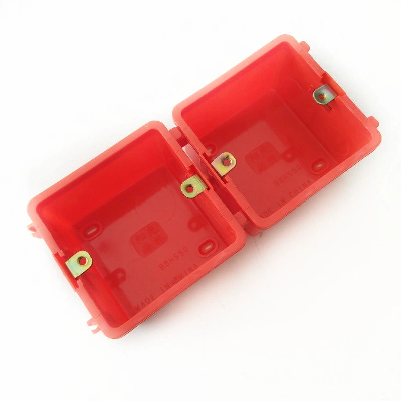 High quality/High cost performance  ABS PC Custom Wall Switch Socket Bottom Box Cassette Custom Plastic Molded Plastic Parts