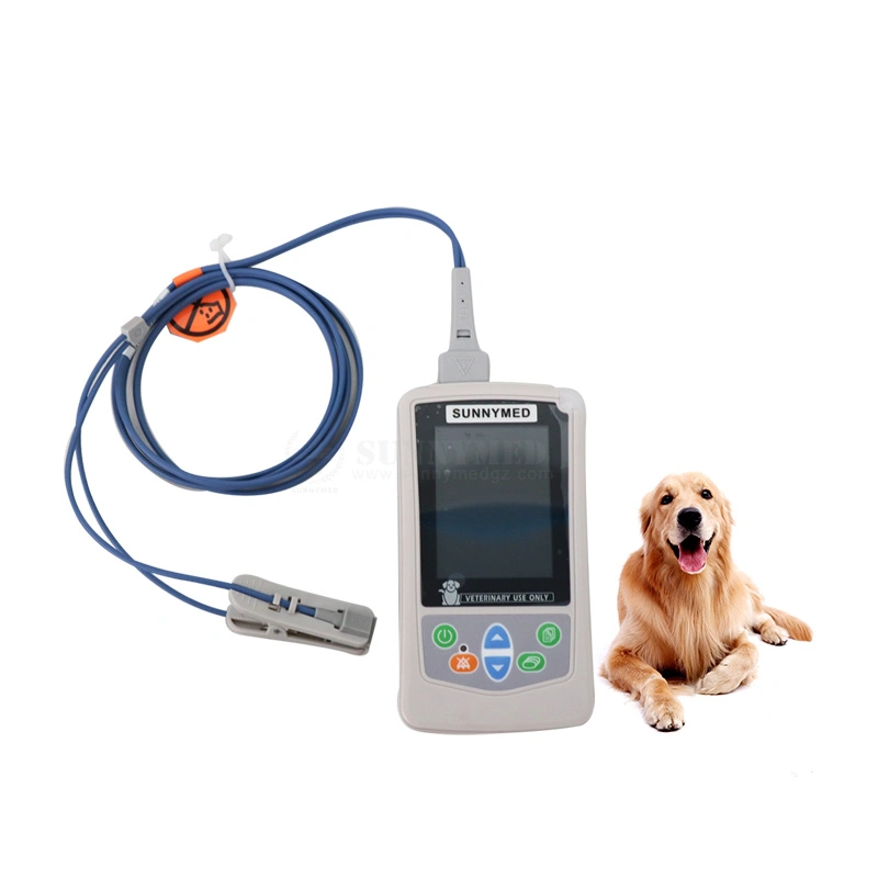 SY-W001n Veterinary Clinic Equipment recargable Handheld Vet SpO2 Veterinary Pulse Oxímetro para animales