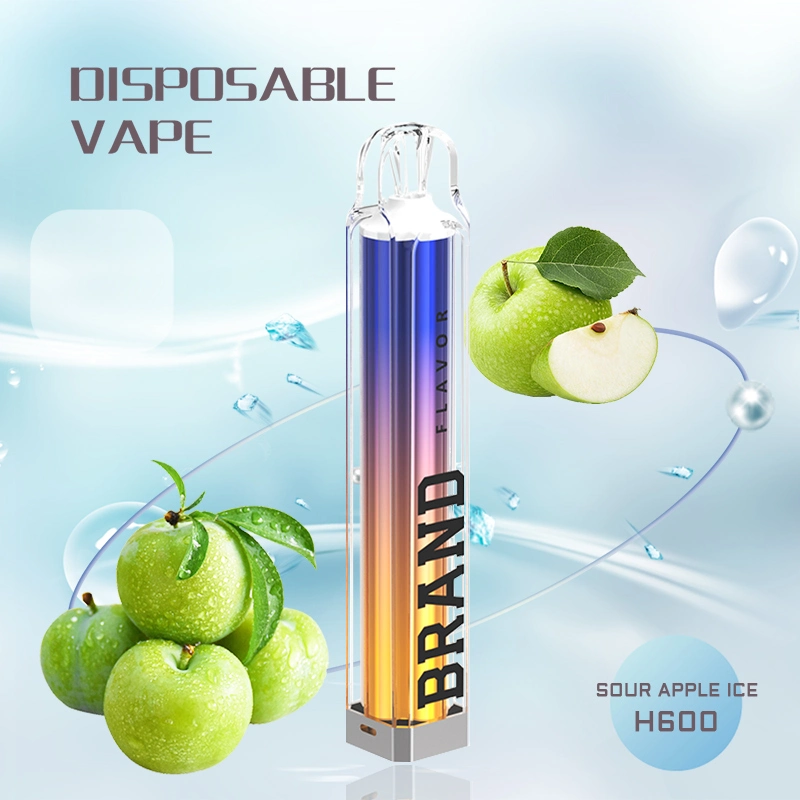 الجملة الأصلية كريستال بار 600 800 أطواق I Vape Disposable/Chargeable 2 مل من الكحشيش vape