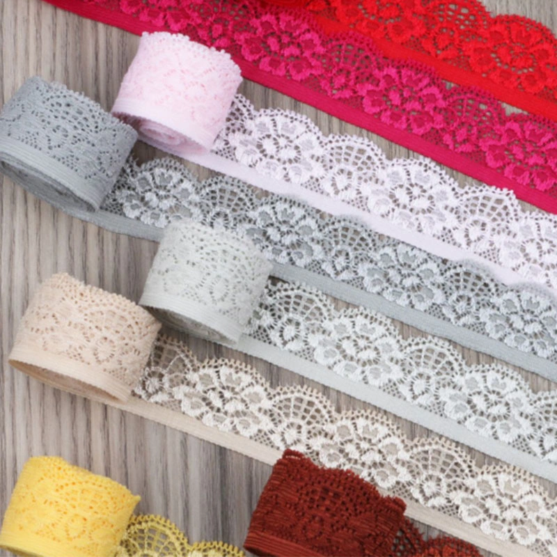 Lace Trim Supplier, Underwear and Lingerie Spandex Nylon Lace