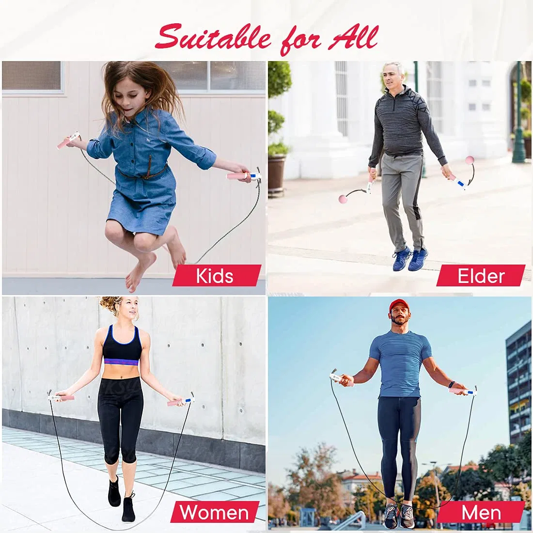 Wholesale/Supplier Fitness Training Jumping Cordless Sports Goods Equipment Jump Skipping Kids Rope