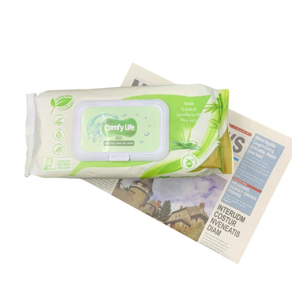 Women's Wet Wipes Alcohol-Free 80PCS Organic Feminine Wipes for Adult