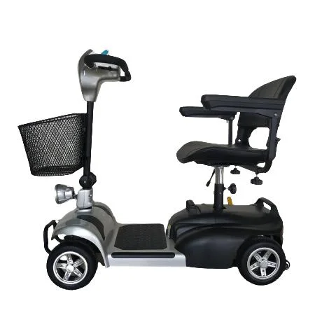 Scooter de Mobilidade Elétrica Dobrável para Adultos com Deficiência de Quatro Rodas e 300W, Barato, com Certificação CE.