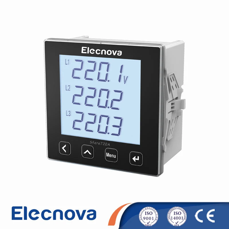 Elecnova Sfere720A LCD Electric 3phase Multifunction Power Meter Digital