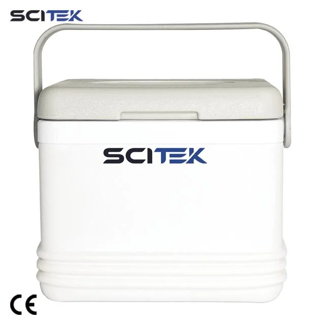 Skitek Caja de refrigerador médico PU espuma libre de CFC refrigerador portátil Caja de enfriador médico