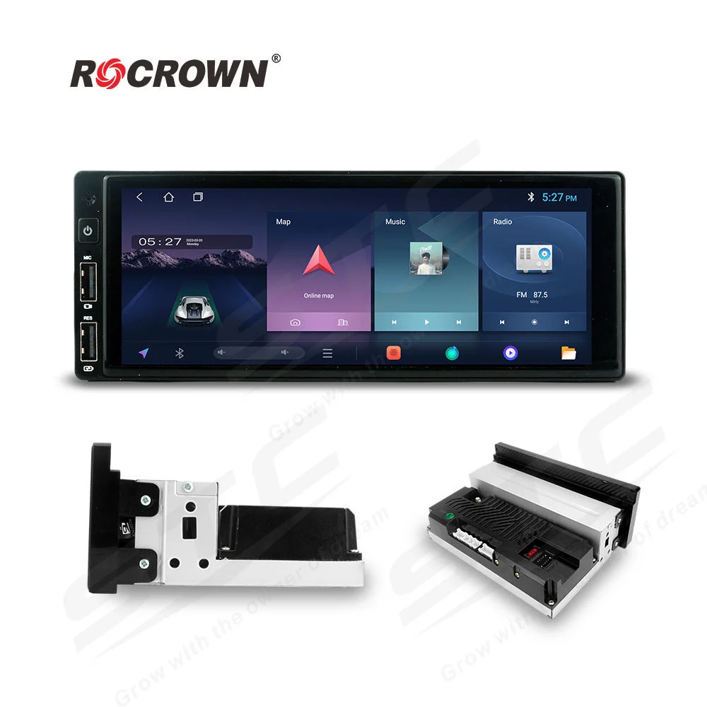 Autoradio stéréo Android1DIN DIN/2HD à écran tactile de navigation GPS de voiture 1 DIN radio voiture Android Multimedia Player Lecteur vidéo