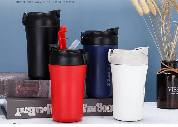 Custom Reusable Insulated Warmer 400ml Double Wall Stainless Steel Insulated Water Bottlesteel Coffee Mugs Business Gifts