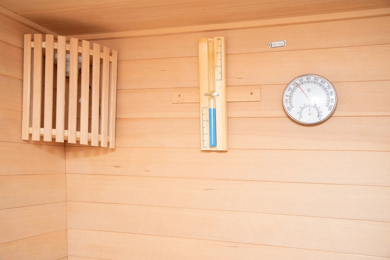 2-3 Personen Indoor Finnische traditionelle Sauna Feuchtigkeits- und Korrosionsschutz