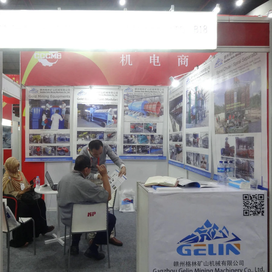 Gelin Ganzhou máquinas de Mineração Empresa participar da exposição na Indonésia