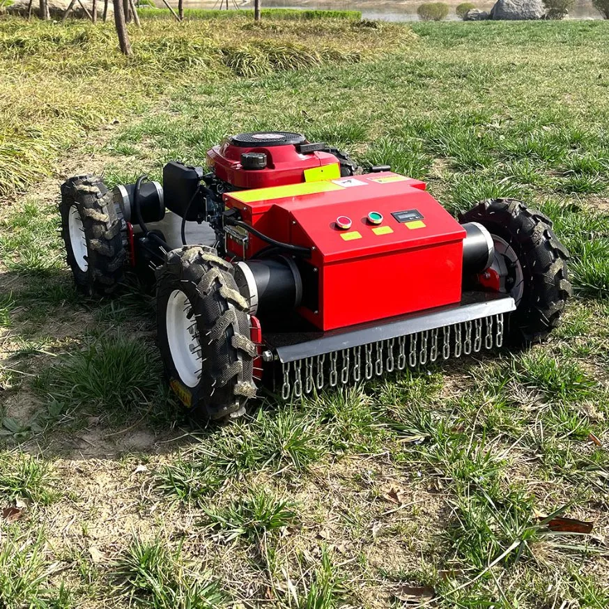 Remote Control Lawn Mower 7.5HP Grass Cutter