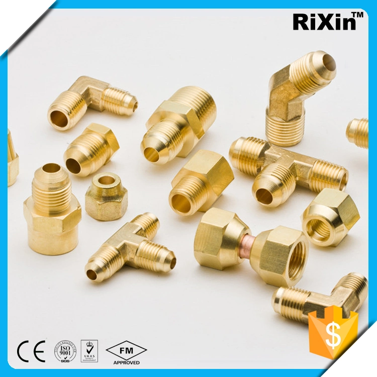 1/4 NPT Brass Pipe Fitting Hex Bushing, Reducer Adapter, Hex Nipple, 90 Degree Barstock Street Elbow Fitting