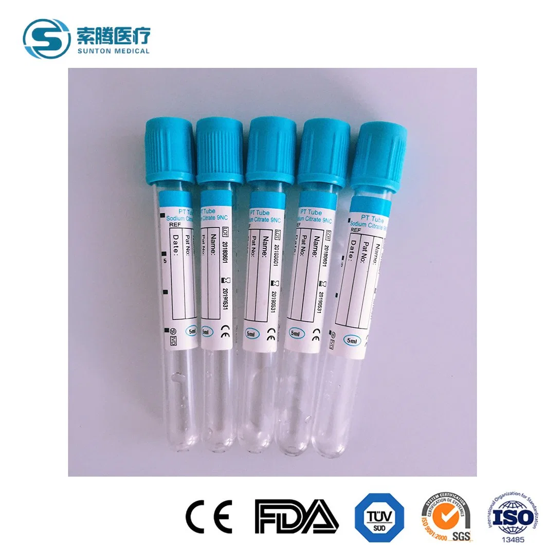 Sunton Atacado Custom Medical Vacuum Blood Tube China Vacuum Blood Tubo de colheita amostra gratuita OEM Colecção de vácuo médico personalizada Tubos de sangue