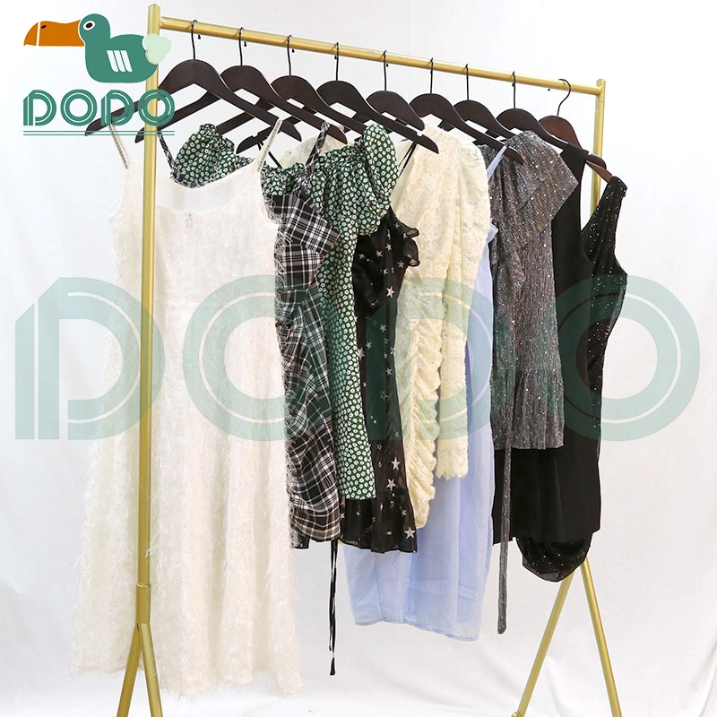 Dodo Stock Summer Dress Floral Ladies Clothing Sexy Dress Apparel Stock