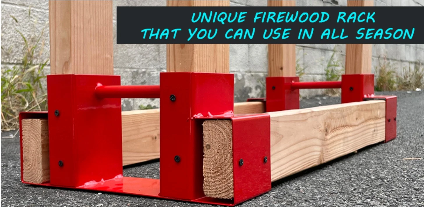 Factory Sale Outdoor Firewood Racks, Fireplace Wood Storage Holder Log Storage Rack