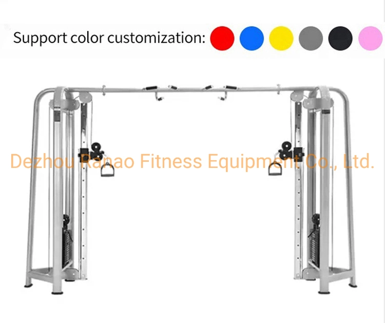 Salle de gym du matériel de fitness personnaliser multi fonction couleur Cable Crossover Exercice pour le corps de bâtiment de la machine