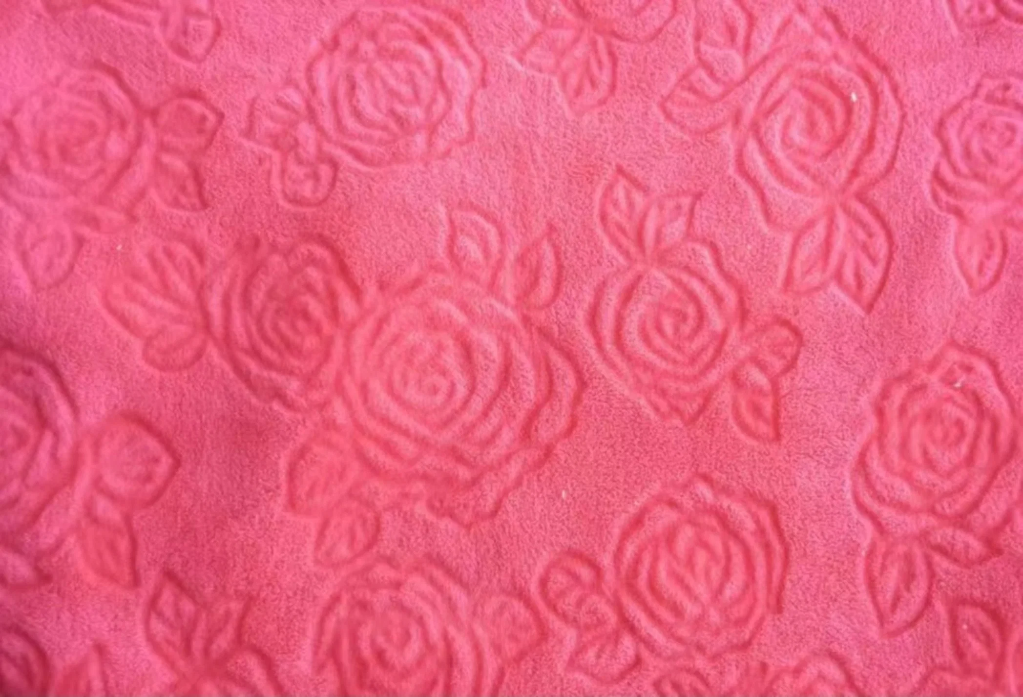 Cutting Motif/Cut Flowers Polar Fleece for Garment and Home Textile-07