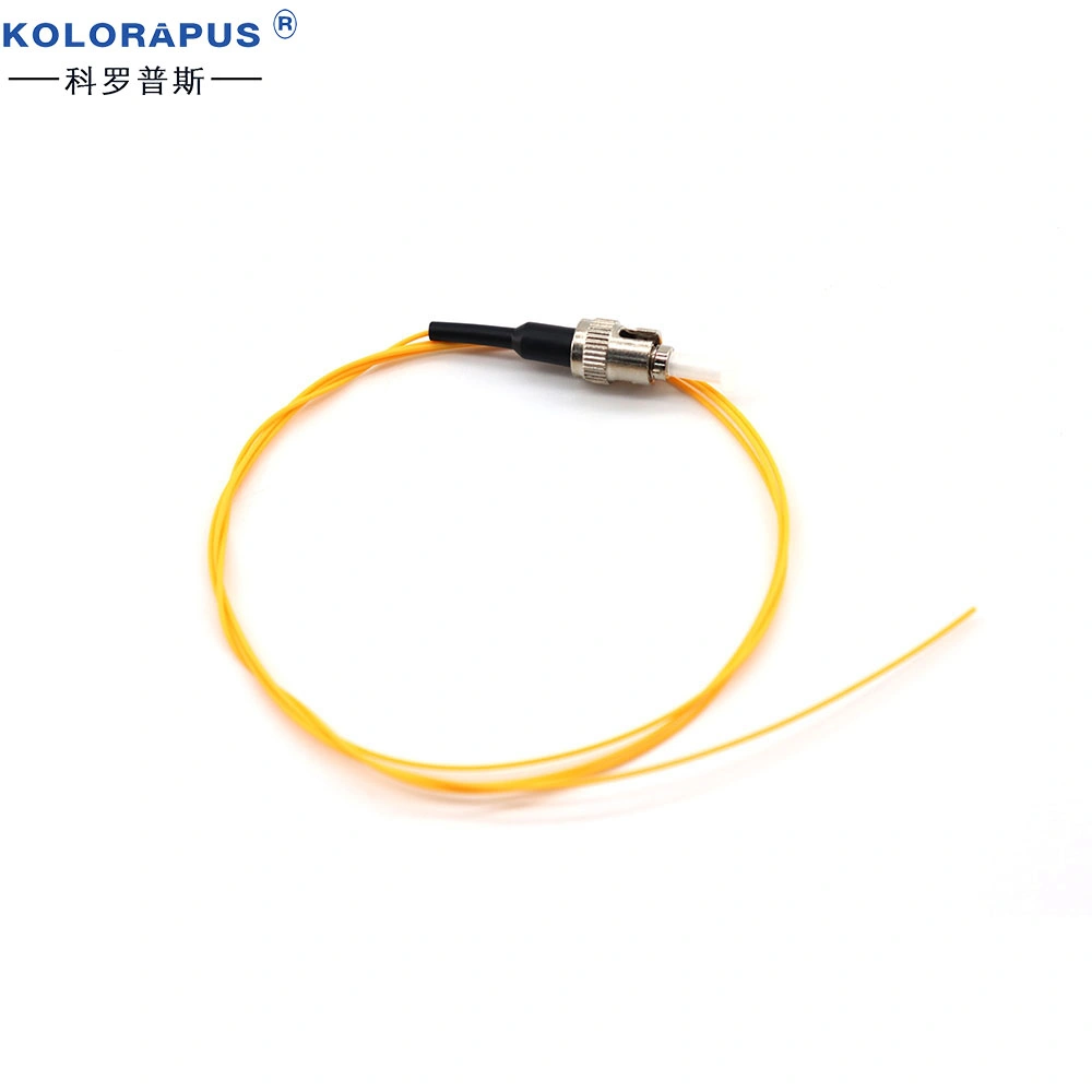 Kolorapus 1.0 Meter St Upc/APC Fiber Optic Pigtail Simplex 0.9mm Sm Single Mode mm Multi Mode (OM1 mm)