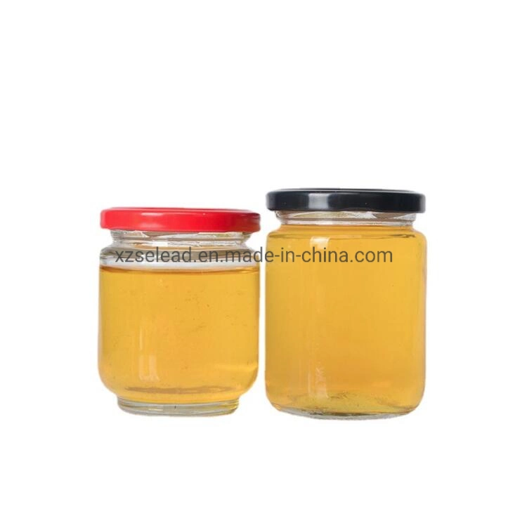 Petits pots ronds en verre Jam verre avec couvercle de stockage cornichons Bol pour aliments 35 ml