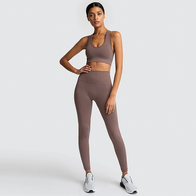 Wholesale/Supplier Female Ladies Women&prime; S Seamless Athletic Activewear Fitness Clothes Yoga Wear Sports Clothing Yoga Set Sportswear Tracksuit for Women