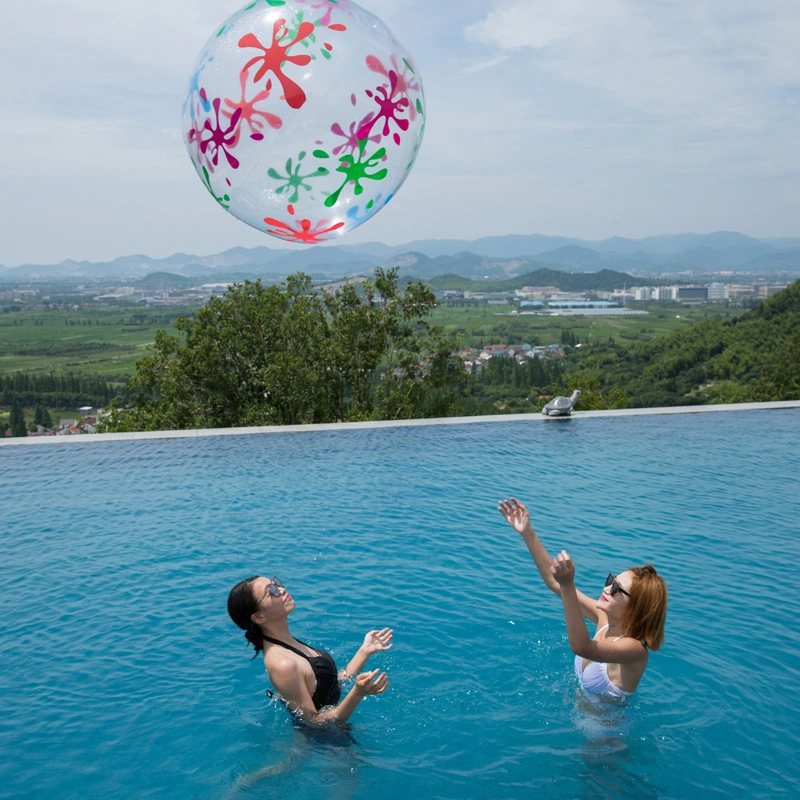 PVC inflable agua ecológica juguetes de juego transparentes Pelota de playa