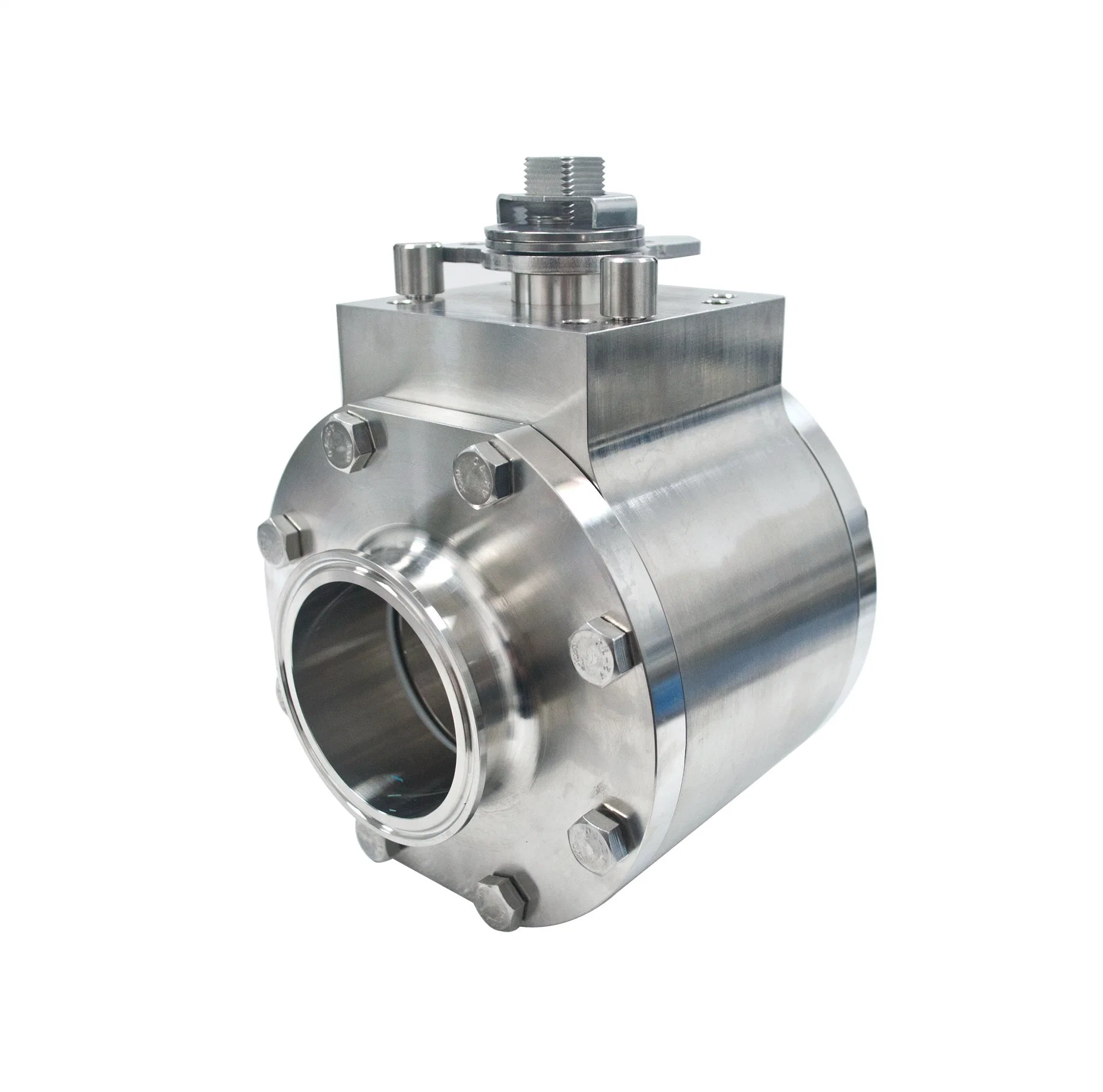 3-4 Inch 3-Piece Manual Hygienic /Sanitary High Purity Forged Stainless Steel Ball Valve