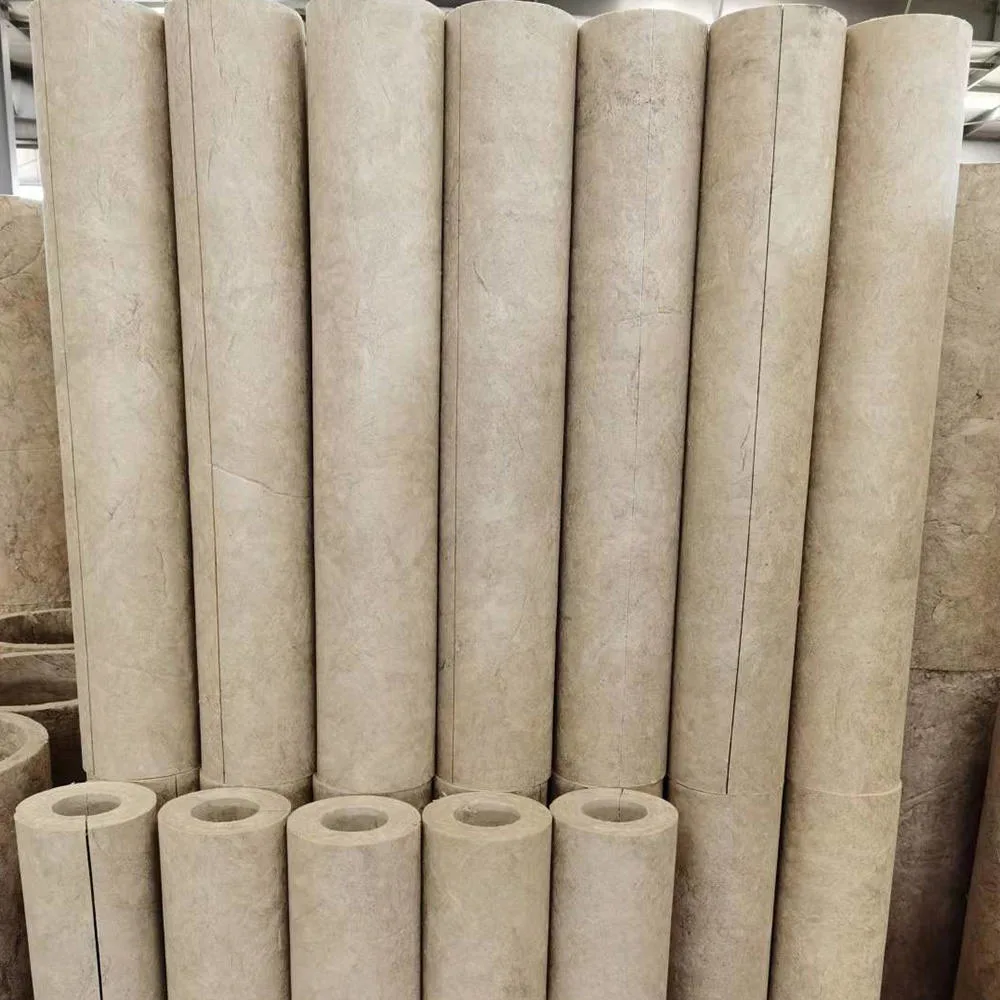 60-150 Kg/M&sup3; 25-200mm China Building Insulation Material Rockwool Tube From Factory