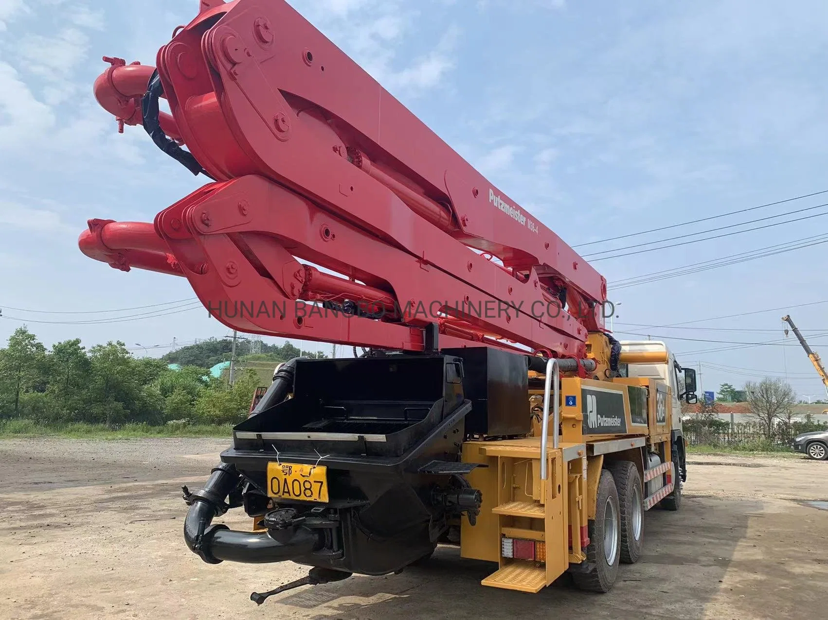 Putzmeister 36m Refurbished Beton Pump Used Volvo Concrete Pump Truck