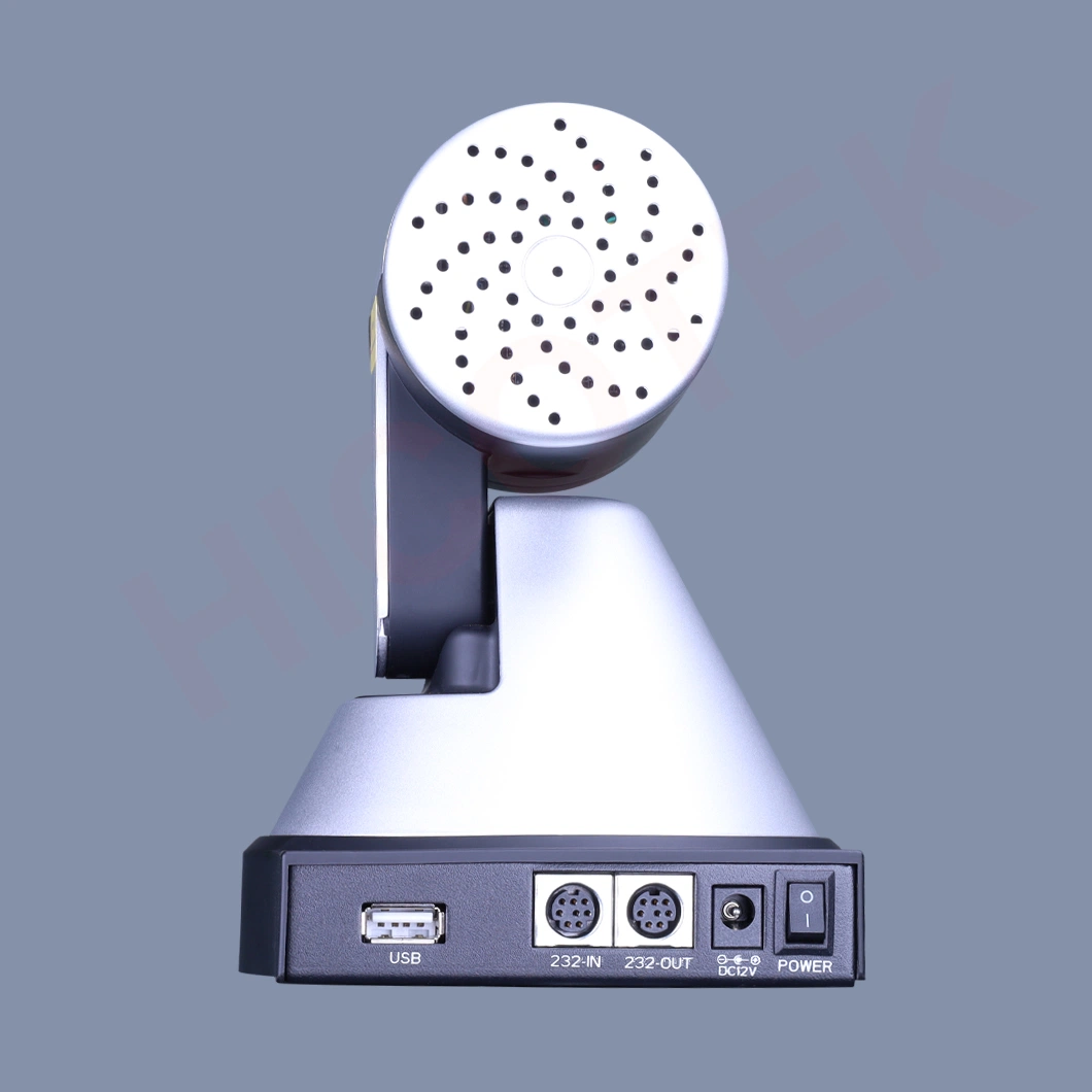 Conferência de vídeo com zoom ótico de 10X PTZ 4X USB da eletrónica de consumo Câmara do sistema transmissão em direto Webcam com controlo remoto de microfone omnidireccional
