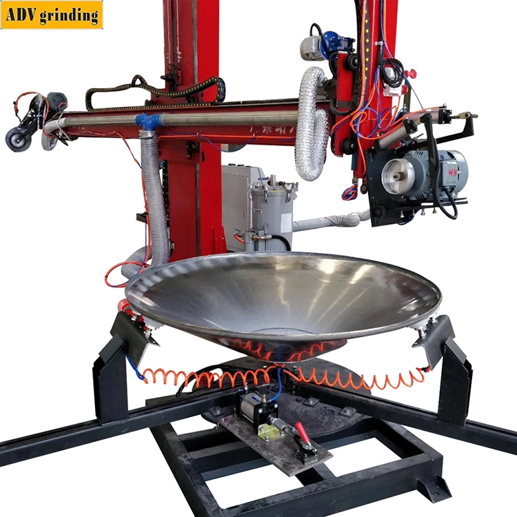 Stainless Steel Tank Top and Dish Head Surface Automatic Polishing Equipment Manufacturer