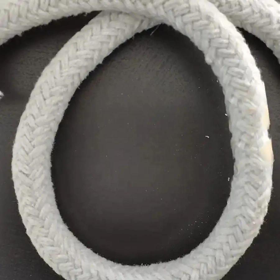 Ceramic Fiber Braided Square or Round Rope High Tensile Strength Insulating Rug Materials Ceramic Fiber Rope