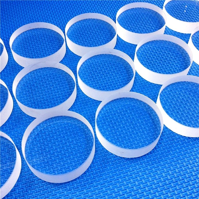 Round Glass Sheet Quartz Glass Sheet Jgs1 High Temperature Resistance, Acid and Alkali Resistance, Ultra-Thin for Optical