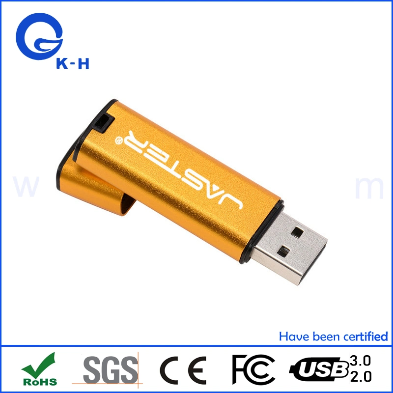 Alumínio mais populares de vendas quente do controlador de memória Flash USB de 128 GB, 256 GB 64GB