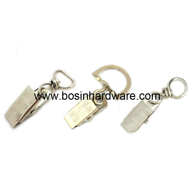 Insignia de metal Alligator Clip con el pasador de seguridad