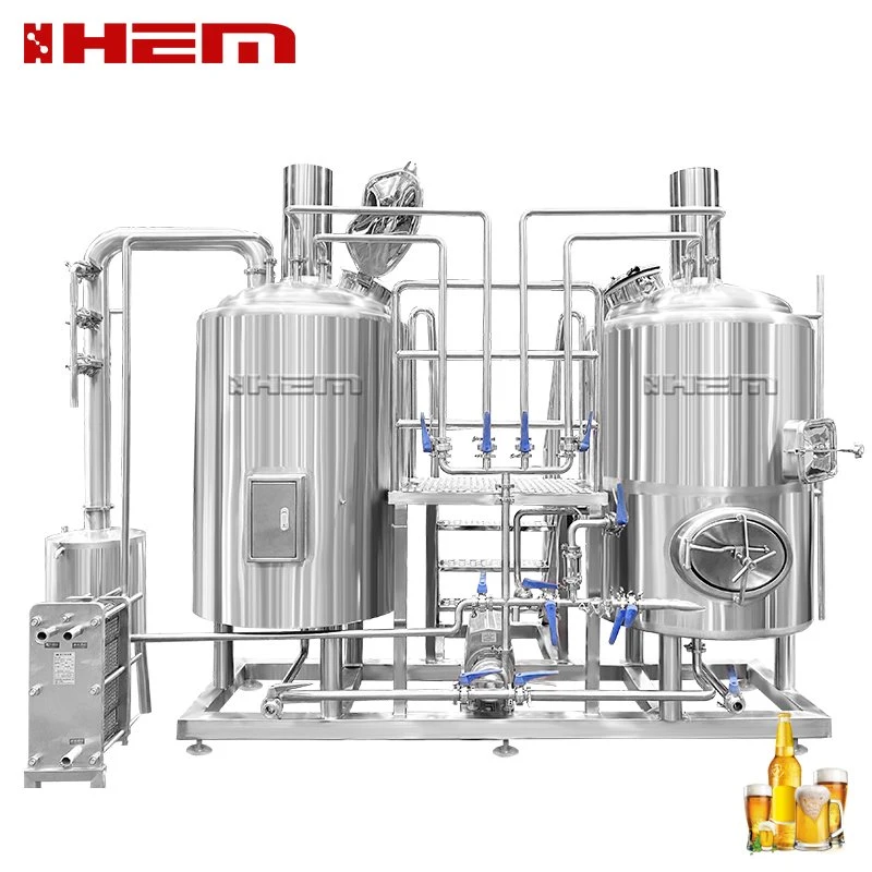 100L 200L 300L 500L Turnkey Project of Brewery Whole Set Beer Equipment Production Plant