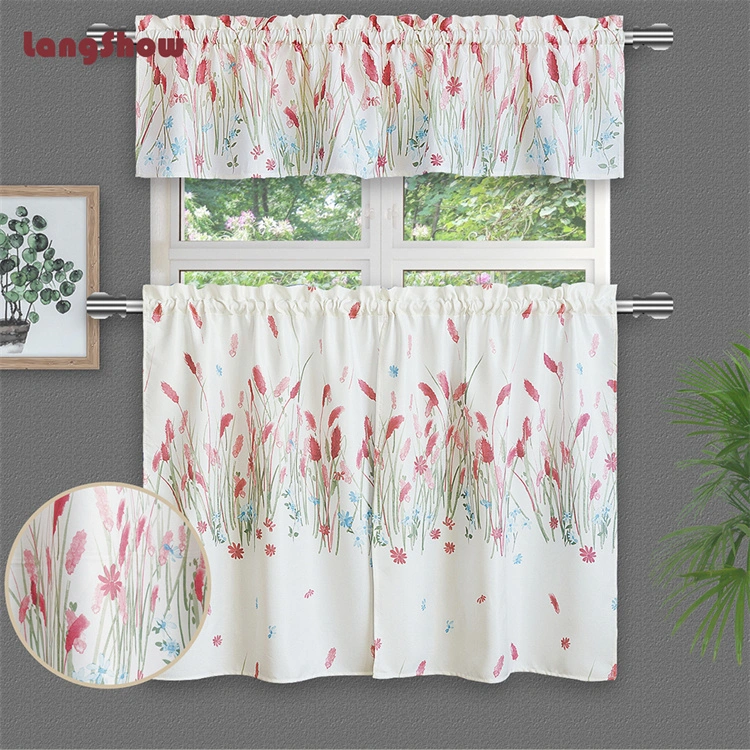 Grass and Flower Printed Decorative Home Textile for Kids Room, Kitchen