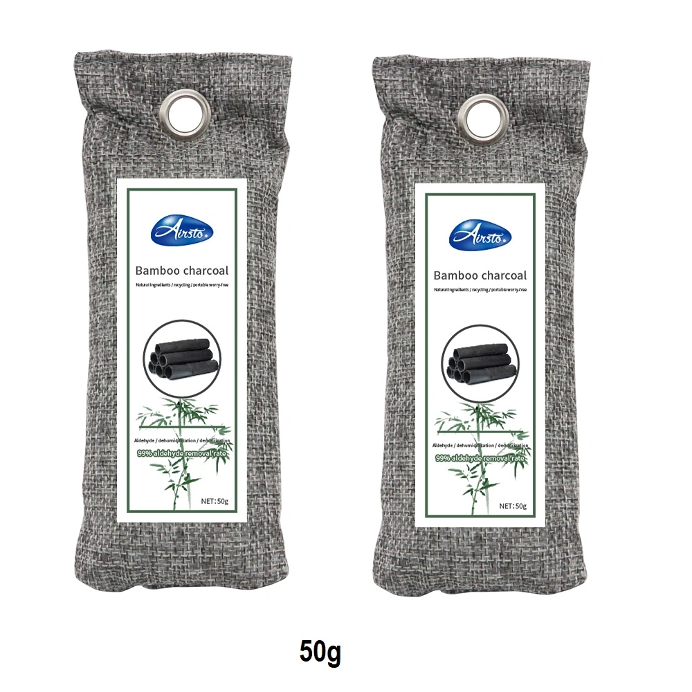 Original Factory Supply Natural Bamboo Charcoal Air Purifying Bag for Car Air Freshener