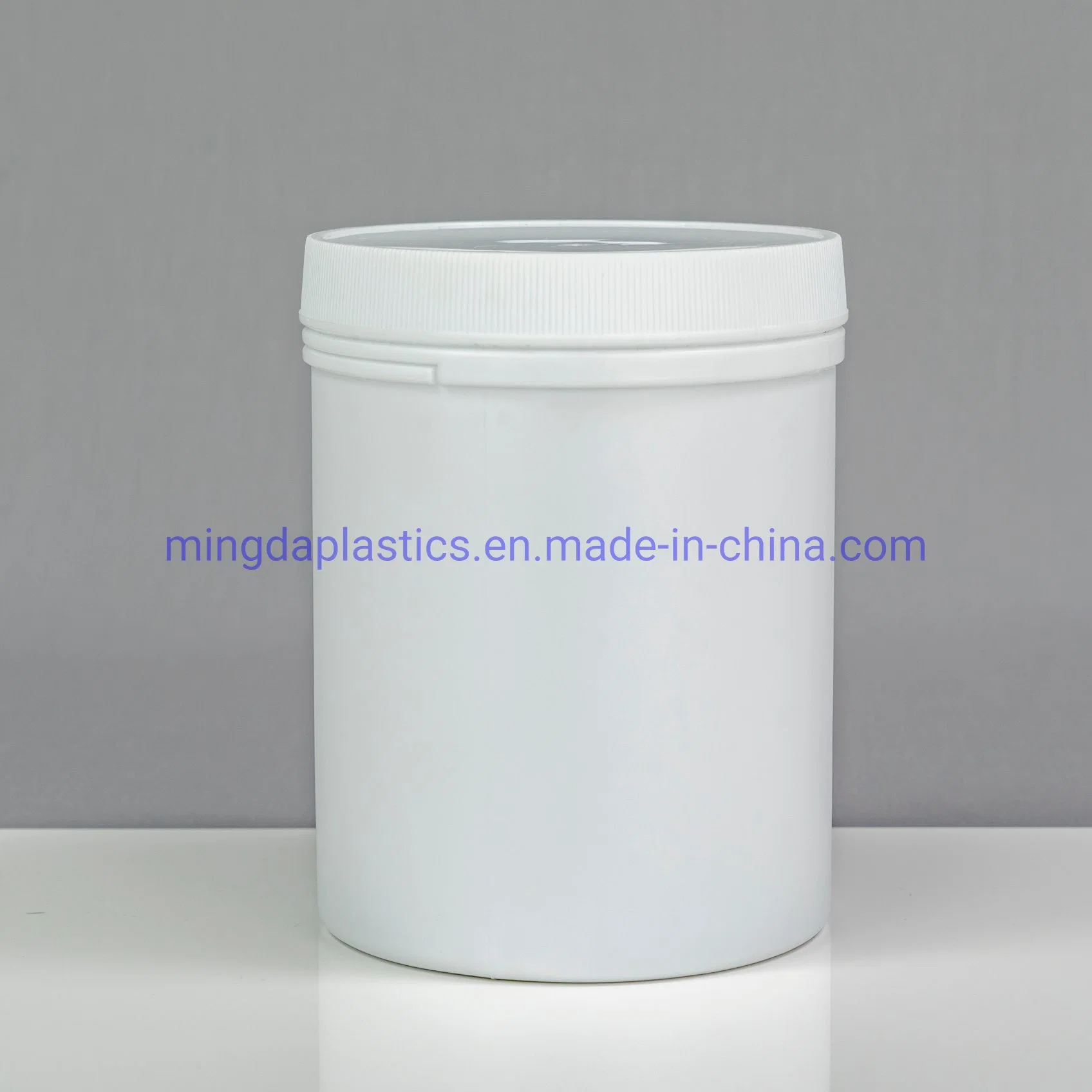 550ml Large Size Tamper Proof Cap Pharma Grade Plastic Packaging Protein Powder Tearing Round Bottle Supplier