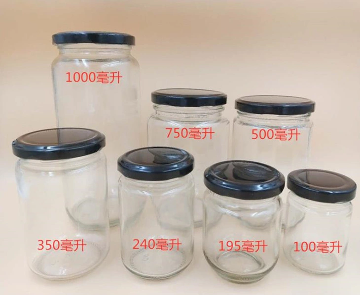 Free Sample 1000ml Big Capacity Glass Bottle Big Volume Glass Jam Jar Honey Glass Jar