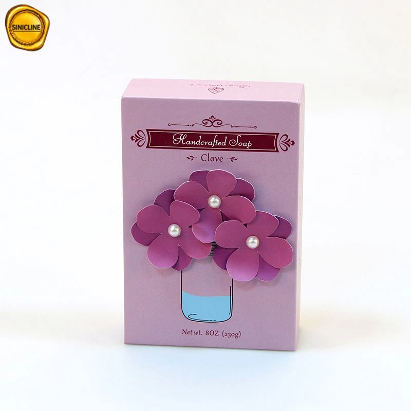 Sinicline Custom Logo Beauty Paper Soap Packaging Box for Personal Care