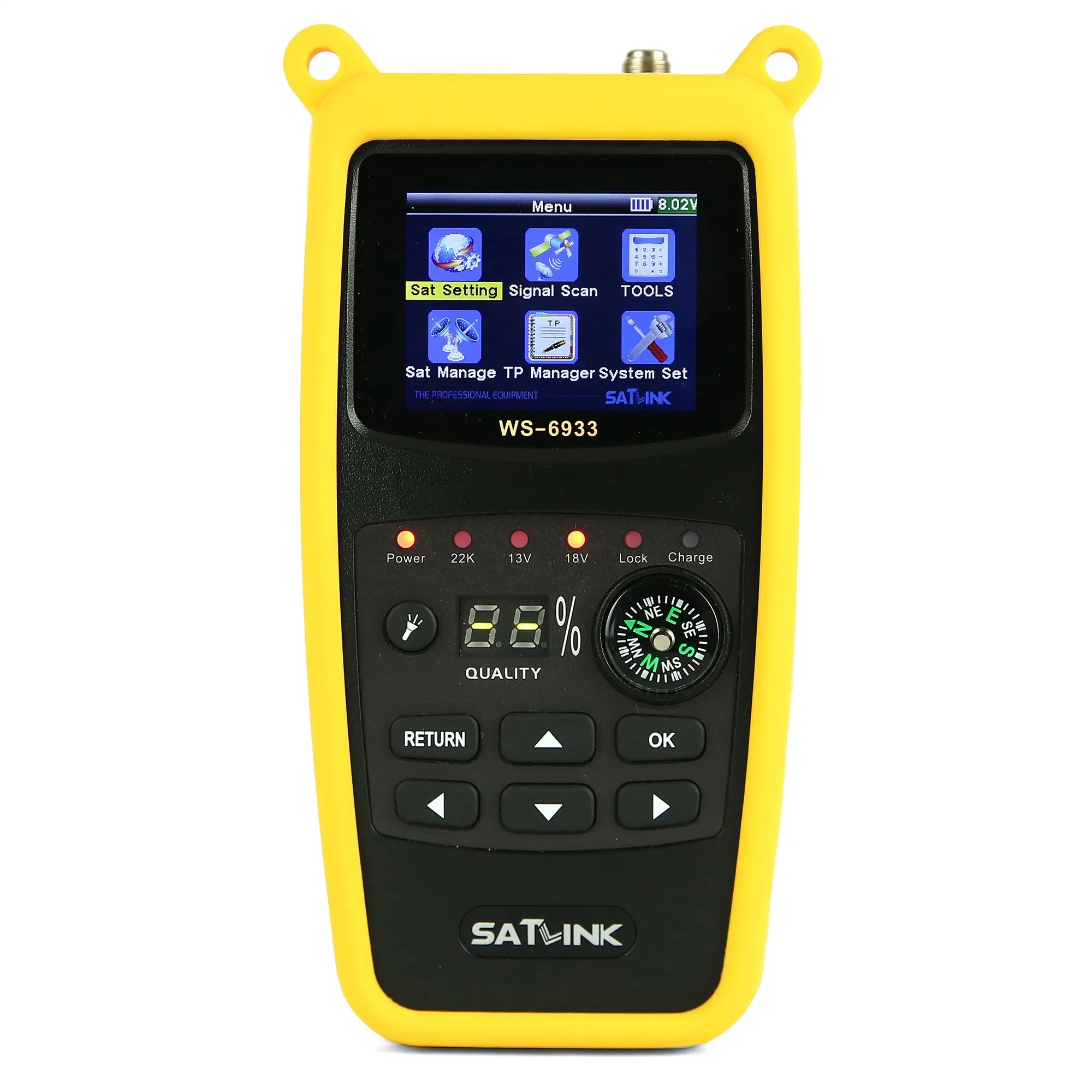 DVB-S/S2 Handheld Satellite Finder H264 Easy to Carry