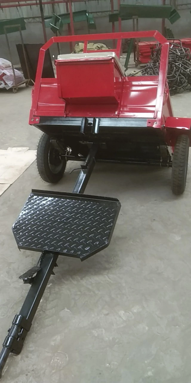 Vente chaude de qualité Henry Walking Tractor Power Tiller Trailer Mini Petite Remorque de Jardin Agricole.