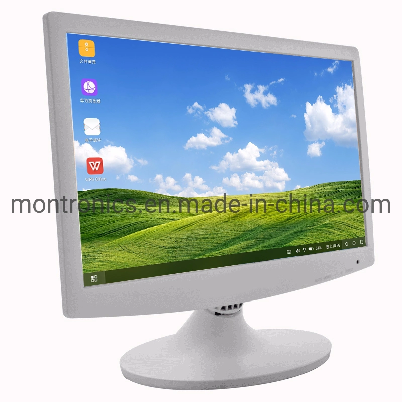 OEM blanc couleur 15.6 pouces prix ordinateur bon marché LED moniteur LCD