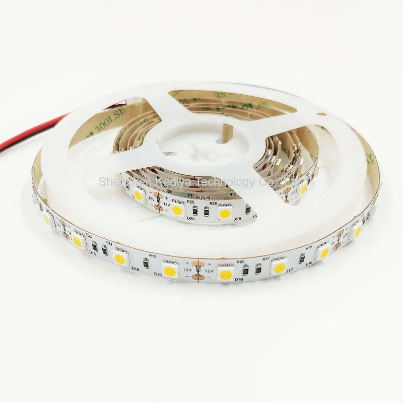 60/120/180/240SMD IP65 IP20 SMD5050 SMD2835 ГИБКИЙ КАНАТНЫЙ САМОДЕЛЬНЫЙ 12 В 24 В. Светодиодная полоска с FCC CCC LVD EMC RoHS CE Праздничная домашняя вечеринка в помещении вне помещения