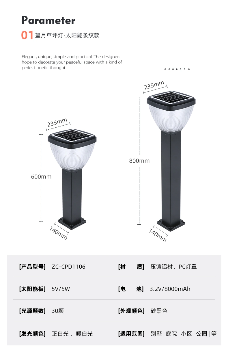 The Courtyard Contemporary Znkj Carton + Foam UV LED Lawn Lamp